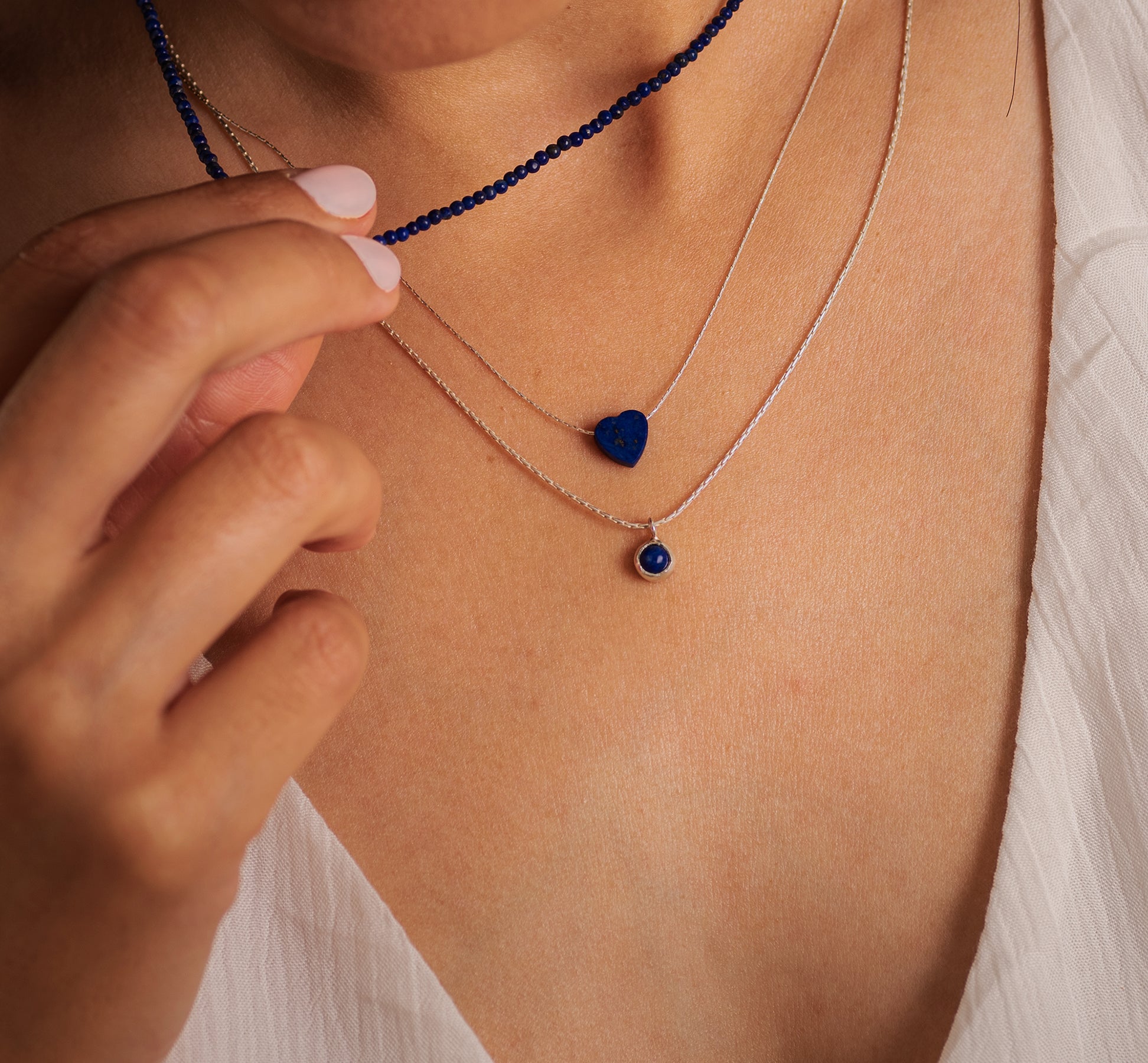 Buy GIVA 92.5 Sterling Silver Blue Heart Necklace for Women Online At Best  Price @ Tata CLiQ